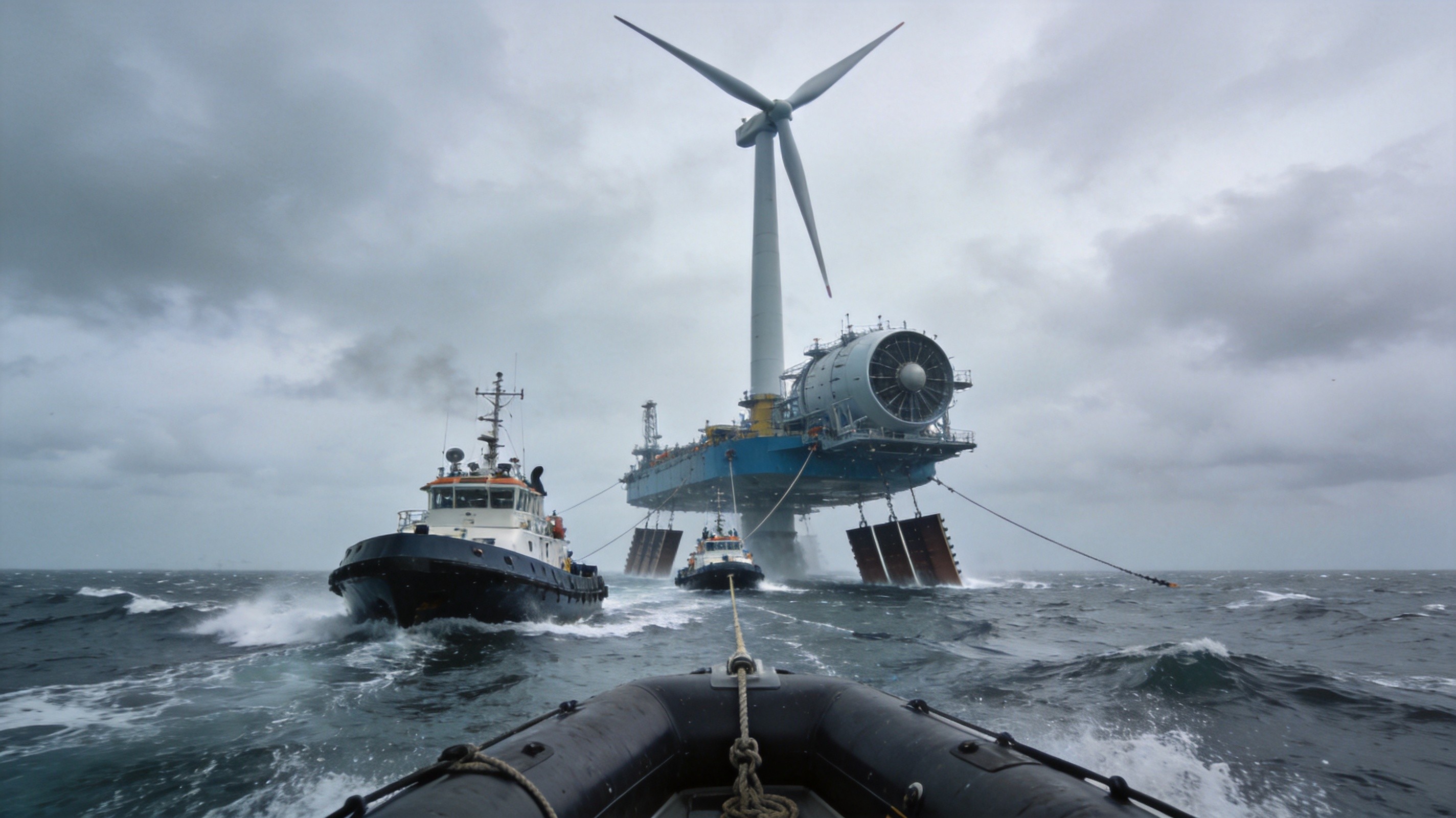CNOOC Commissions World's First 16MW Tension-Leg Floating Wind Platform